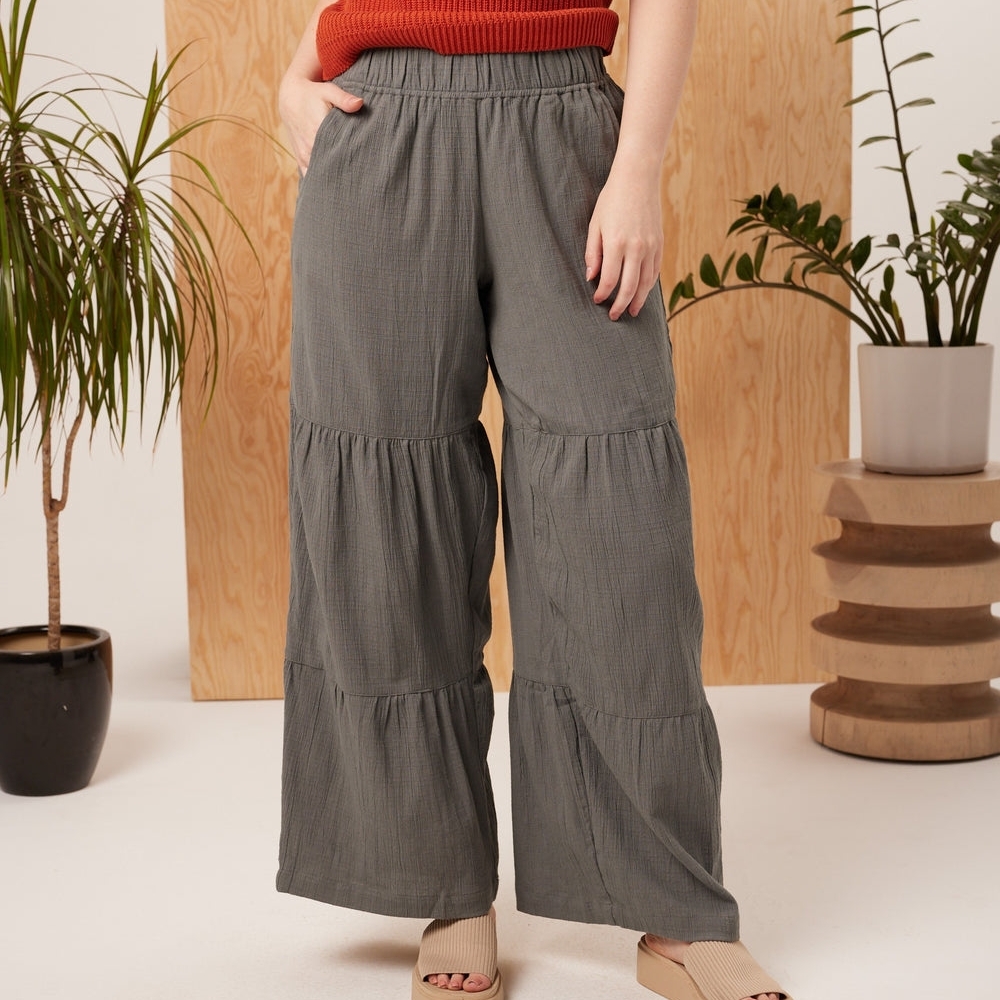 XL Known Supply Malibu Wide-Leg Pants